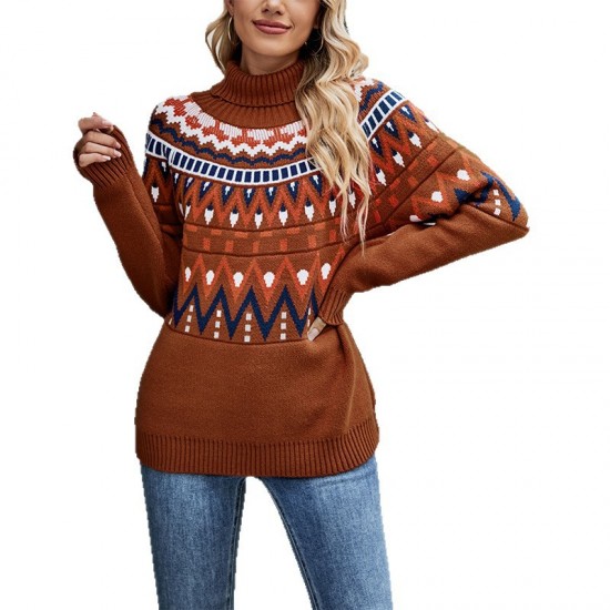 New Spring/Summer Amazon European and American Women's Solid-Color Round-Neck 2025 Fashion Knit Dresses