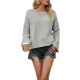 New Cross-Border European and American Women's Clothing Hot-Selling Amazon Independent Station Autumn/Winter Fashion Batwing Sleeve Knit Cardigan Sweater