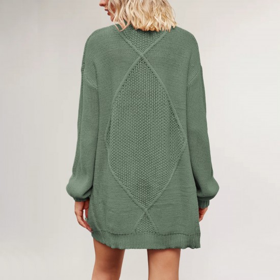 2025 New Winter Amazon Autumn/Winter Loose V-Neck Houndstooth Knit Sweater (Export Sleeveless Vest)