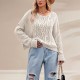2025 European and American women's Amazon best-selling snowflake sweater, autumn/winter Christmas casual knitted sweater