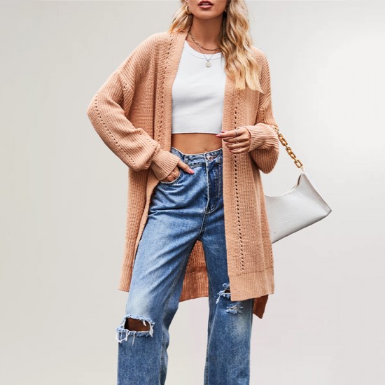 New Foreign Trade European and American Women's Knitted Sweater Amazon Autumn/Winter Hot-Selling Retro Jacquard Crew Neck Cross-Border Pullover Sweater