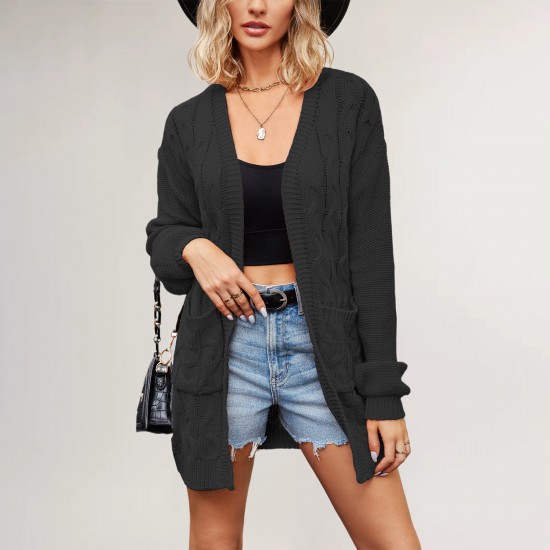 2025 New Winter Amazon Autumn/Winter Loose V-Neck Houndstooth Knit Sweater (Export Sleeveless Vest)