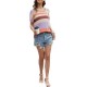 European and American cross-border women's clothing, 2025 Amazon summer new hot-selling beach hollowed-out cardigan, striped solid dress.