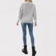 2025 Fall/Winter new Amazon large-size loose-fitting sweater for European and American women. Round-neck fashionable pullover sweater
