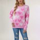 2025 autumn and winter new cross-border Amazon temu hot-selling Valentine's Day heart-shaped loose sweaters for women.