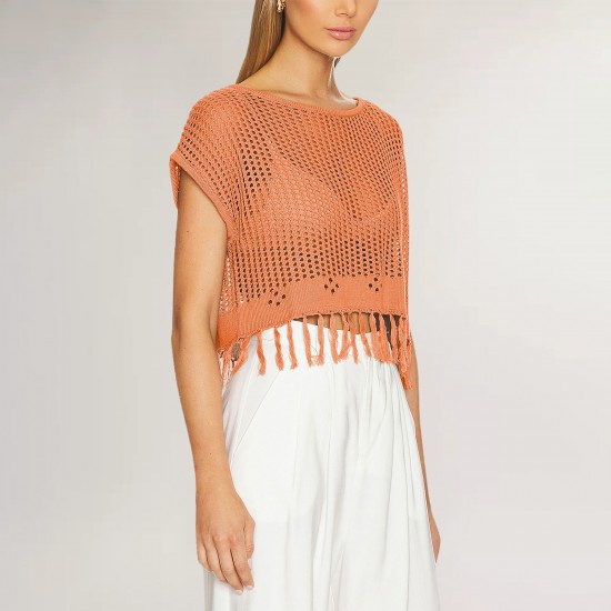 2025 Amazon new European and American fashionable sexy V-neck sleeveless vest and knitted skirt set.