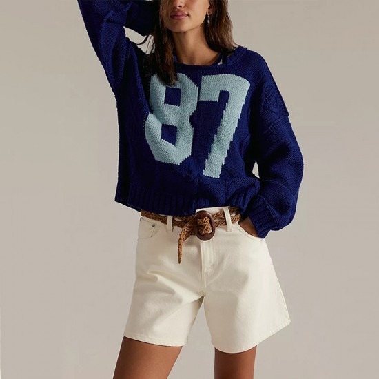 2025 New Summer Amazon Cross-Border V-Neck Fashion Lace-Up Vest Knitted European and American Women's Set