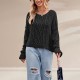2025 European and American women's Amazon best-selling snowflake sweater, autumn/winter Christmas casual knitted sweater