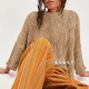 2025 Autumn/Winter New Cross-Border European and American Women's Clothing 2025 Amazon Tiktop Hot-Selling Round Neck Loose Cardigan Sweater