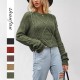 Autumn/Winter Amazon Tiktok Cross-Border European and American Women's Clothing 2025 New Hot-Selling V-Neck Solid Color Off-The-Shoulder Knitwear