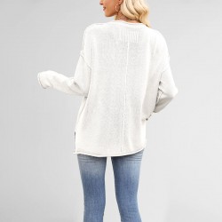 Autumn/Winter New European and American Women's Clothing Amazon Autumn/Winter New Knitted Cardigan Women 2025 European and American Women's Single-Breasted Button Commuter Sweater Jacket