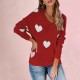 New autumn/winter European and American cross-border women's clothing, hot-selling Amazon short, loose, solid-color cable-knitted cardigan.