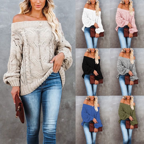 2025 Autumn and Winter New Square Neck Button Sweater 2025 European and American Cross-border Women's Hot-selling Fashion Loose Cardigan Jacket