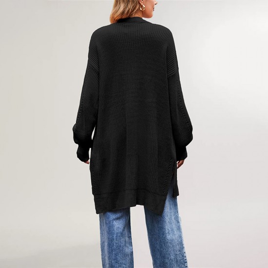 New Foreign Trade European and American Women's Knitted Sweater Amazon Autumn/Winter Hot-Selling Retro Jacquard Crew Neck Cross-Border Pullover Sweater