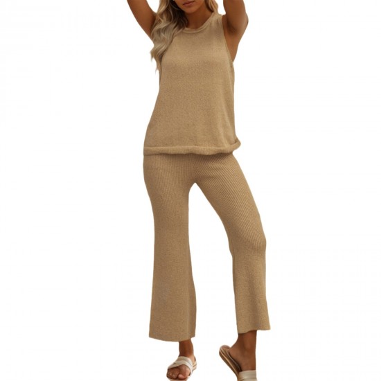 2025 summer new Amazon cross-border women's clothing. V-neck solid color slit short-sleeved loose-fitting oversized pullover sweater