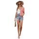 2024 summer Amazon European and American women's clothing, new solid-color loose beach dress, hollowed-out plus-size cardigan.