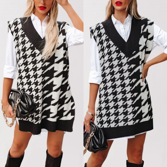 2025 New Winter Amazon Valentine's Day Loose Crew Neck Sweater for European and American Women